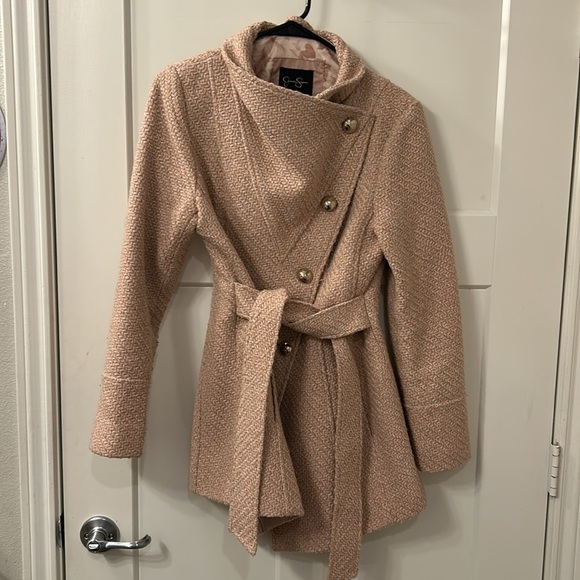 Jessica Simpson Light Pink Wool Coat - Picture 3 of 3